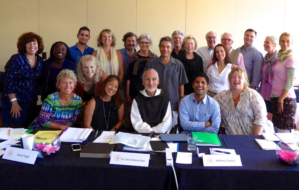 Br. David, staff, board of directors and guests of A Network for Grateful Living 2015
