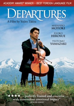 DVD cover of "Departures"