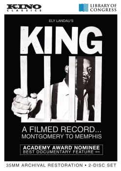 DVD cover of King, A filmed record Montgomery to Memphis