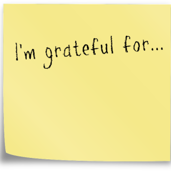 post-it grateful note